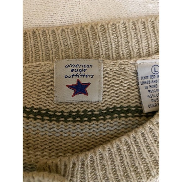 Vintage 90s American Eagle Outfitters Women’s  Button Up Sweater Size L - Picture 13 of 16